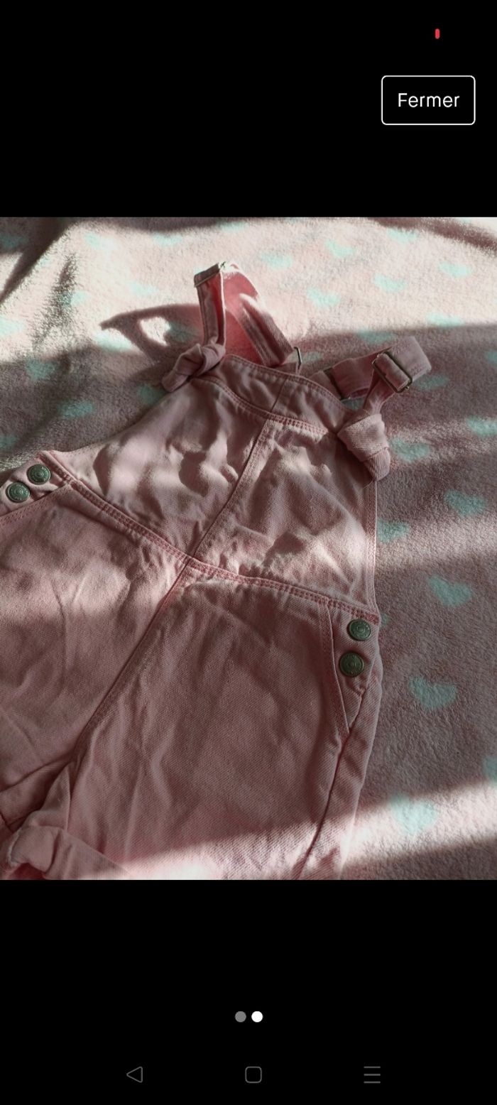 Salopette jeans 4ans - photo numéro 2