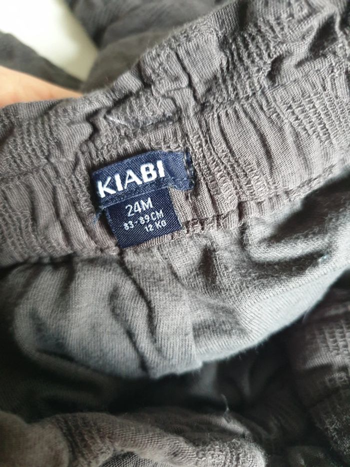 Pantalon doublé ceinture avec noeud - photo numéro 3