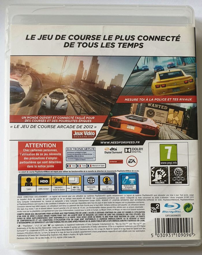 Jeu PS3 - Need for Speed Most Wanted - photo numéro 2