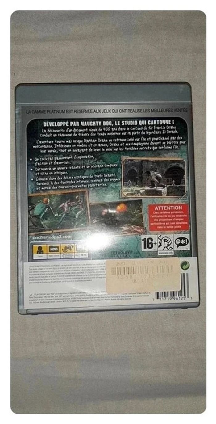 Jeux ps3 Uncharted Drake's - photo numéro 3