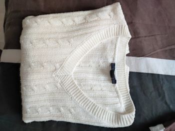 Pull écru, femme, taille 36/38