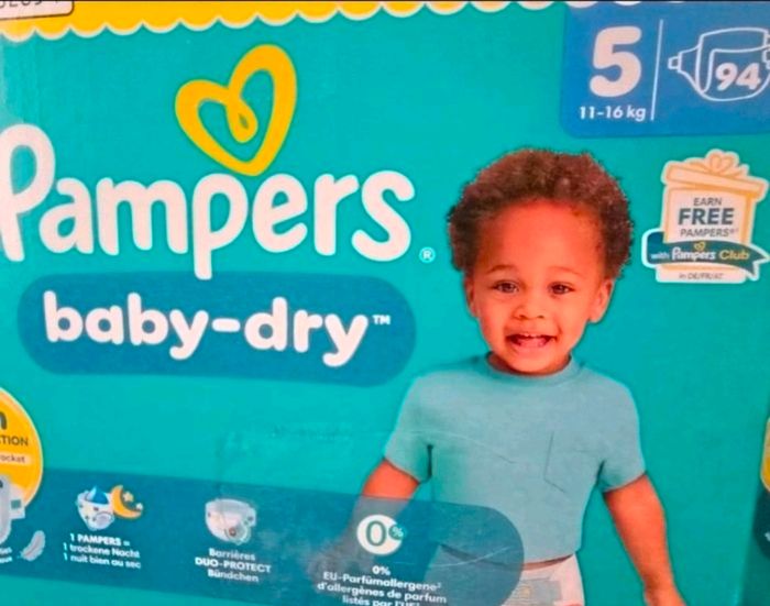 🌟 Pampers Baby Dry 2x94 couches T5 (11 -16 kg) 🌟 - photo numéro 2