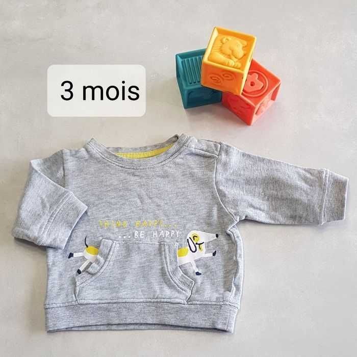 Sweat vertbaudet 3 mois