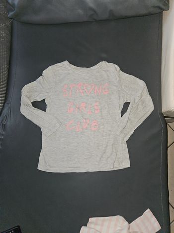 Tee-shirt manche longue 7/8 ans fille
