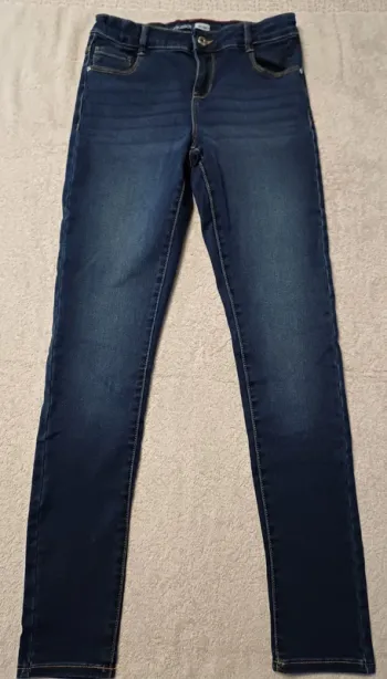 Jean skinny neuf bleu Okaïdi (réf perso G-O24)(familleac72)