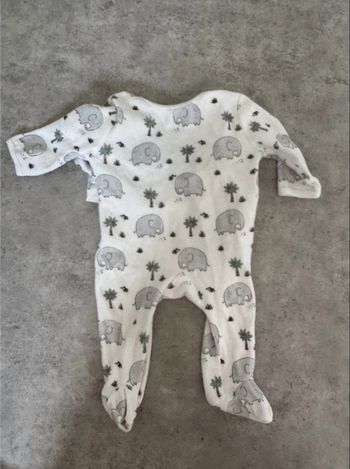 Pyjama une pièce éléphant 