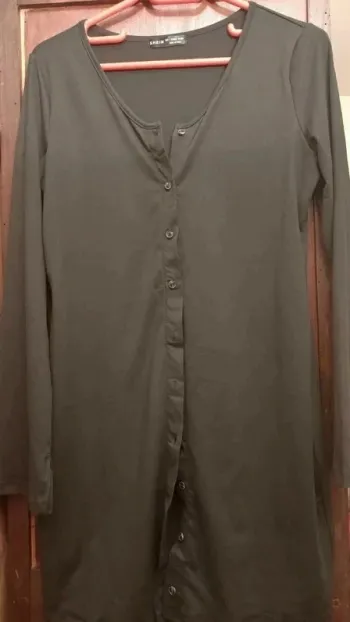 Blouse noire polyester