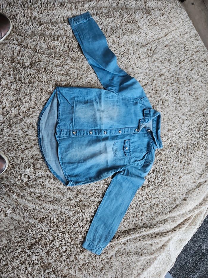 Chemise jean fille 5 ans