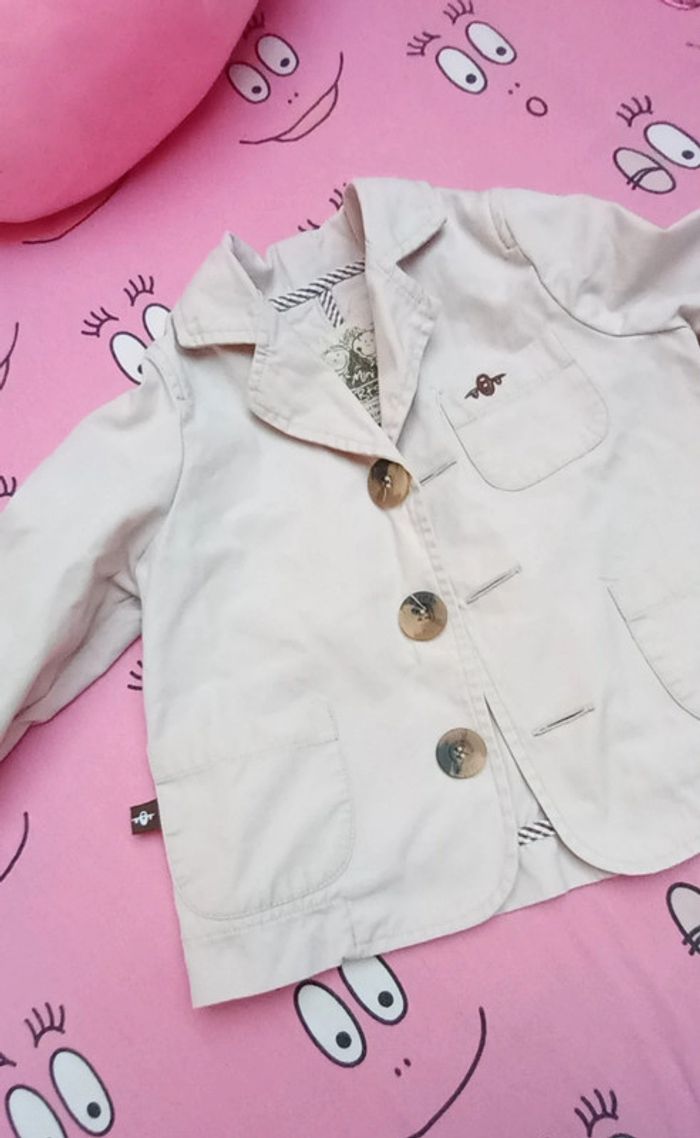 Veste impaire 3 ans beige - photo numéro 2