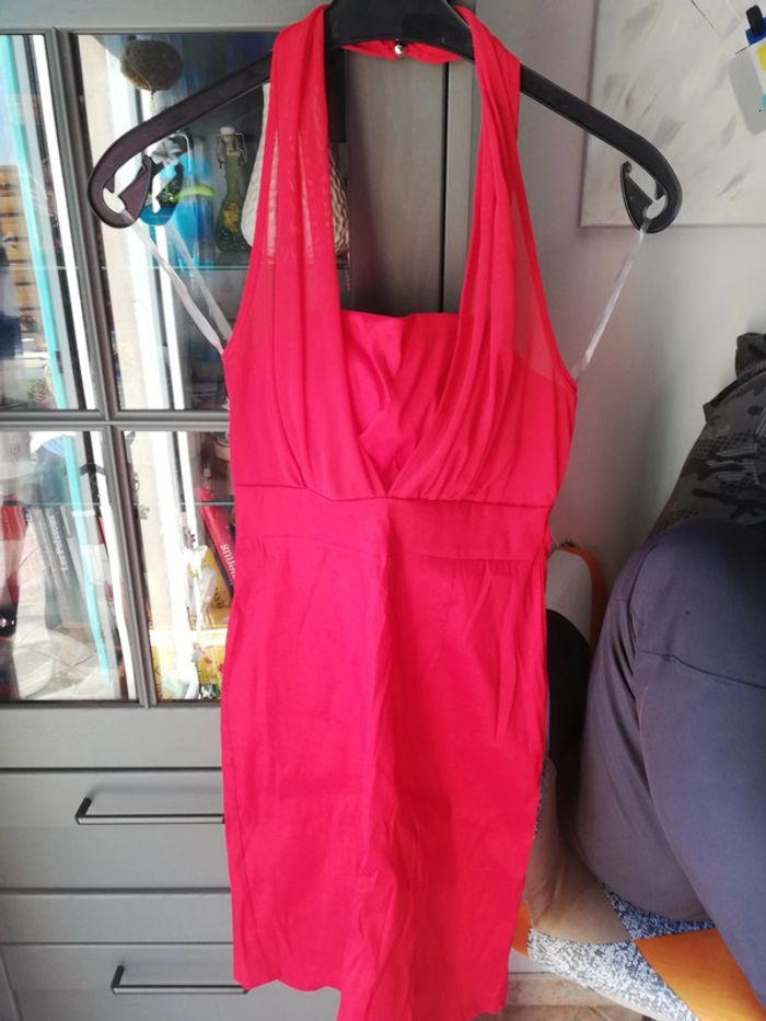 Robe rouge de cérémonie 36