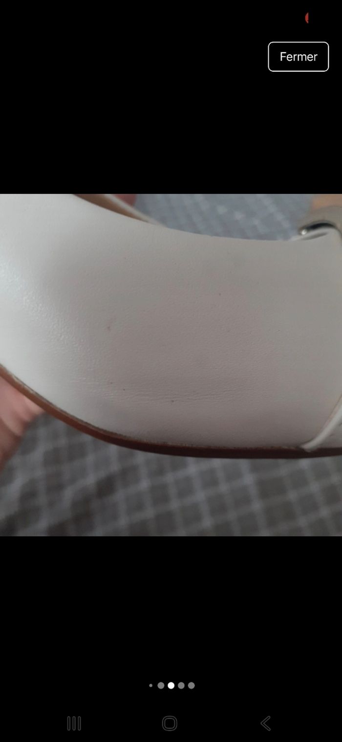 Escarpins blanc IVOIRE - photo numéro 9