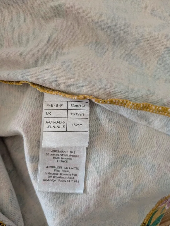 Chemise de nuit motif jungle sans manche fille - Verbaudet- 12 ans - photo numéro 4