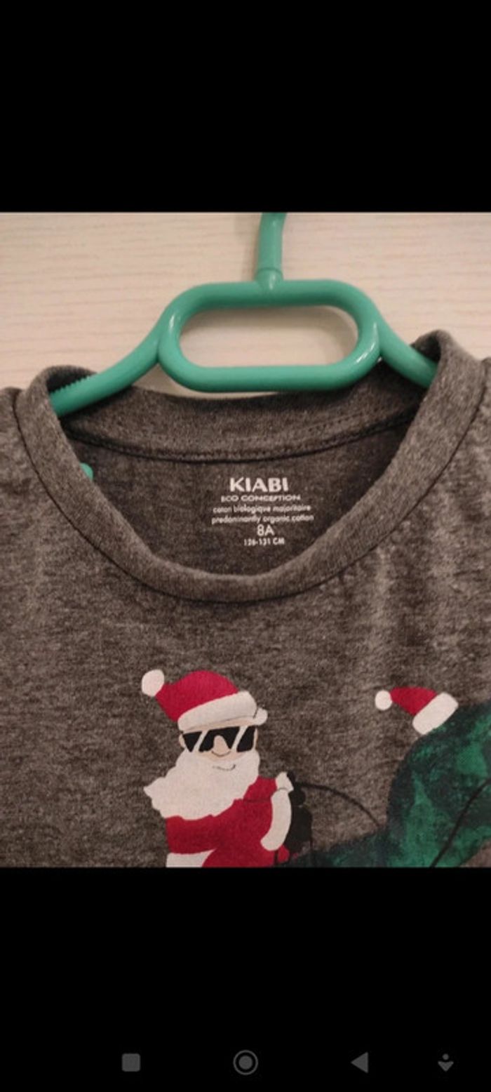 T shirt dino de Noël - photo numéro 2