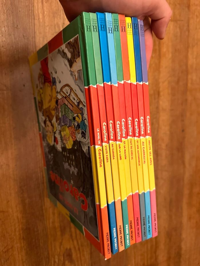 Lot de 9 livres bd albums Caroline Hachette Pierre Probst contour couleurs - photo numéro 6