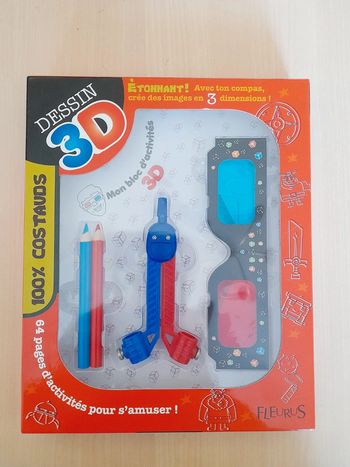 Kit dessin 3D Fleurus neuf Collector