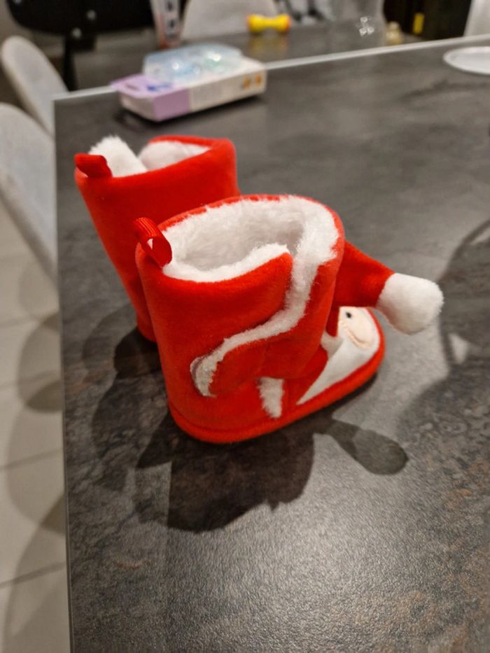 Chaussons père Noël - photo numéro 3