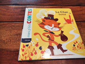 Livre mes p'tits contes le chat botté 3/6 ans éditions Milan