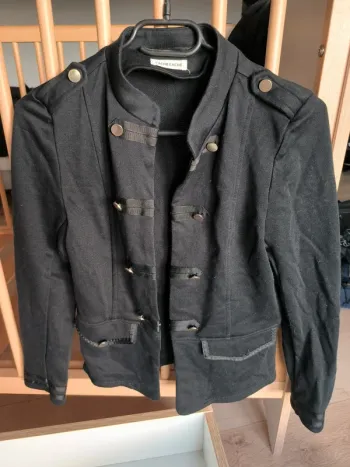 Veste blazer commandant femme noire