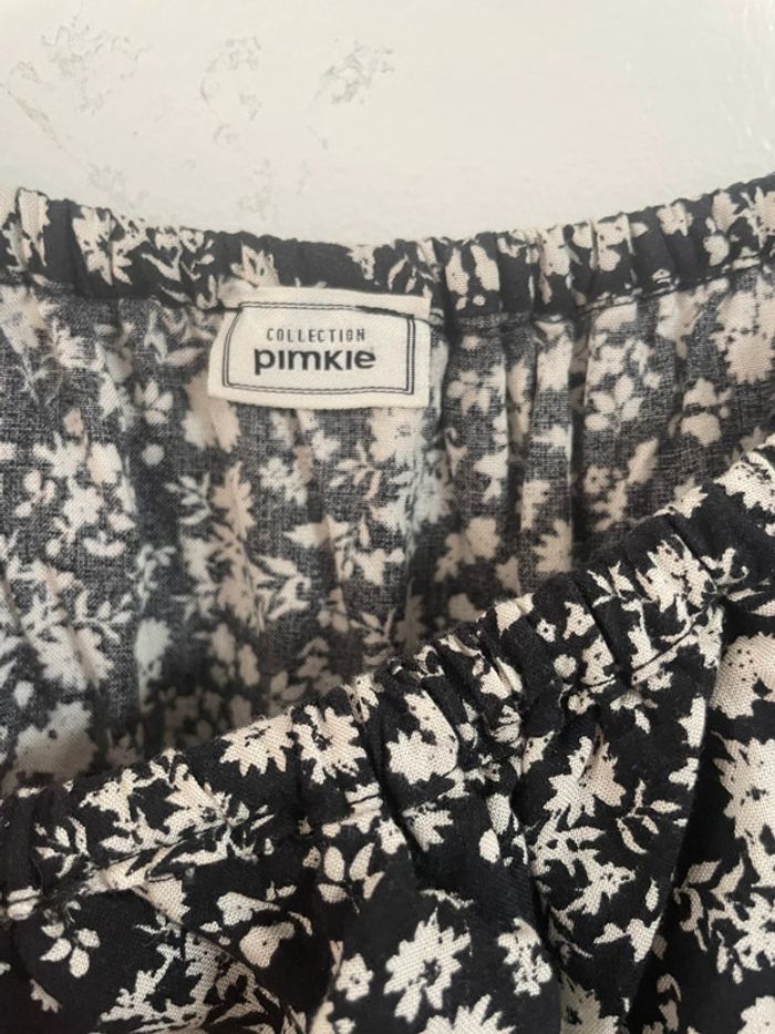 Combi short noir fleuri - photo numéro 4