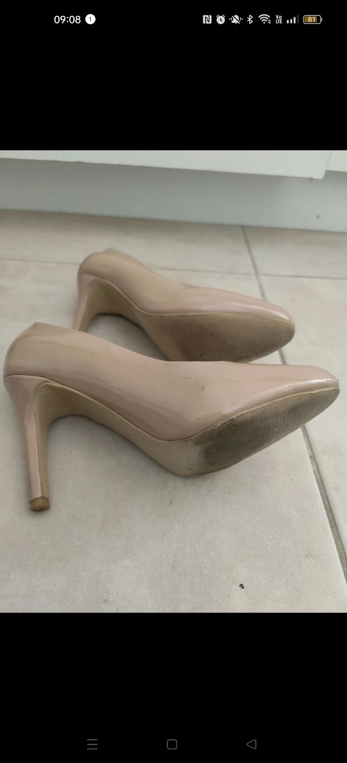 Escarpins beige 38 - photo numéro 5
