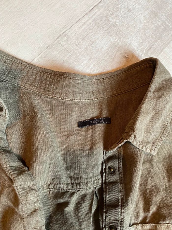 Chemise kaki ikks en 34 - photo numéro 5