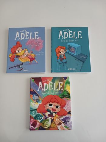 Lot de 3 Bandes Dessinées "Mortelle Adèle