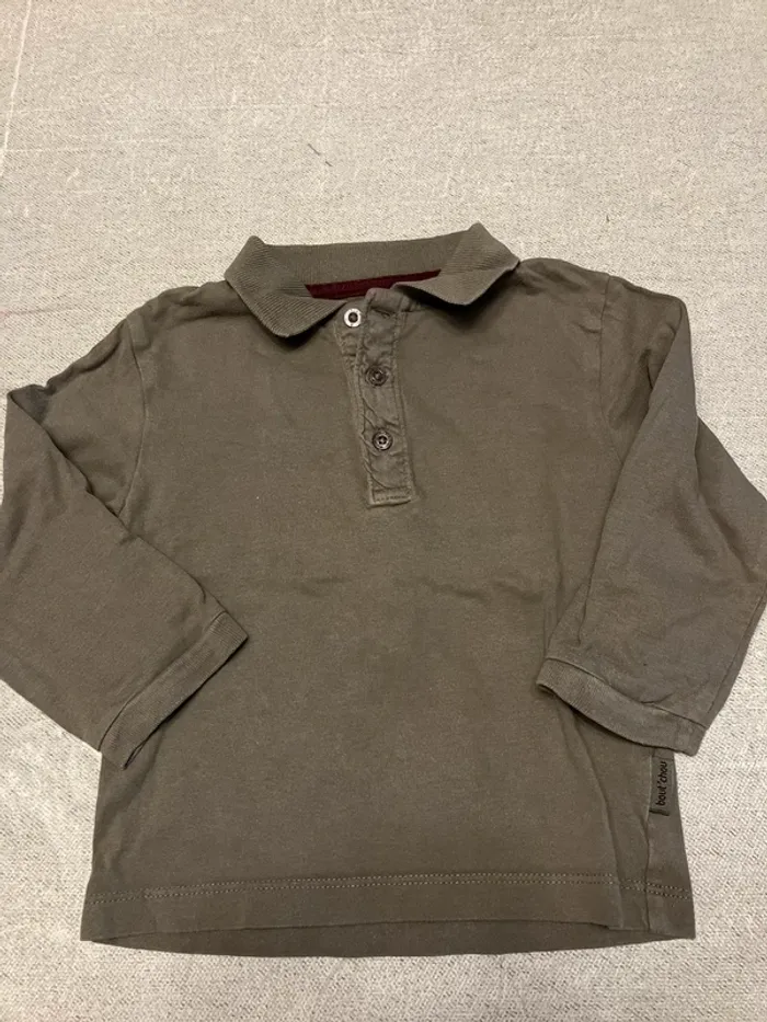 Lot de 2 polos manches longues – Taille 24 mois - photo numéro 2