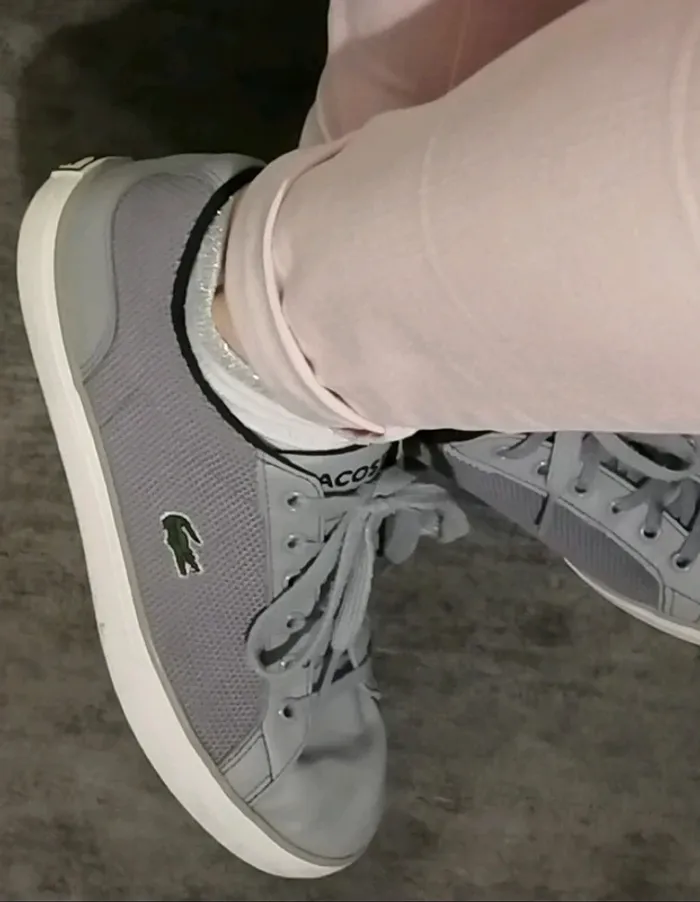 Superbes tennis Lacoste grises 37 🎾🤩 - photo numéro 5