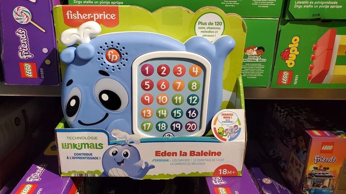 Eden la baleine Fischer price Linkimals Neuf.