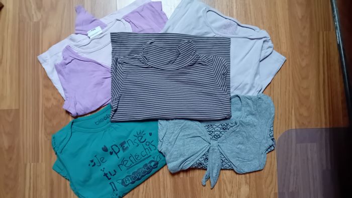 5 T-shirt manches longue (1€ = prix unités)