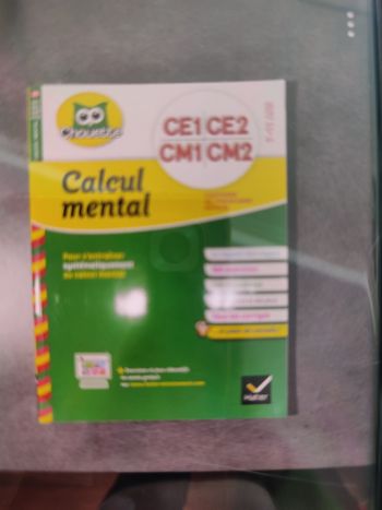 Livre calcul mental 