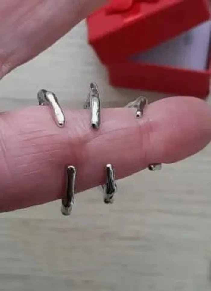 Bague Araignée, couleur Noire ou Argentée, style Gothique, réglables - photo numéro 9