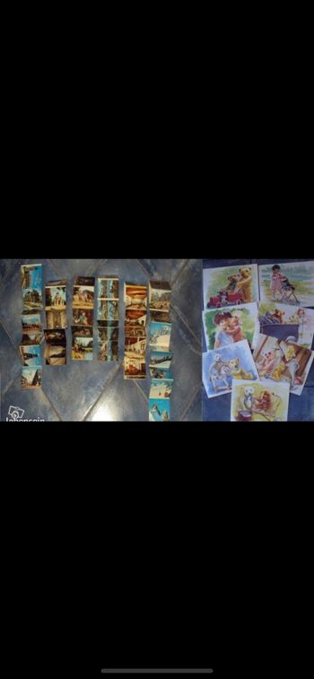 Lot de cartes et photos vintage