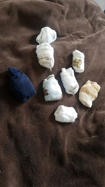 lot chaussettes naissance/ 1 mois