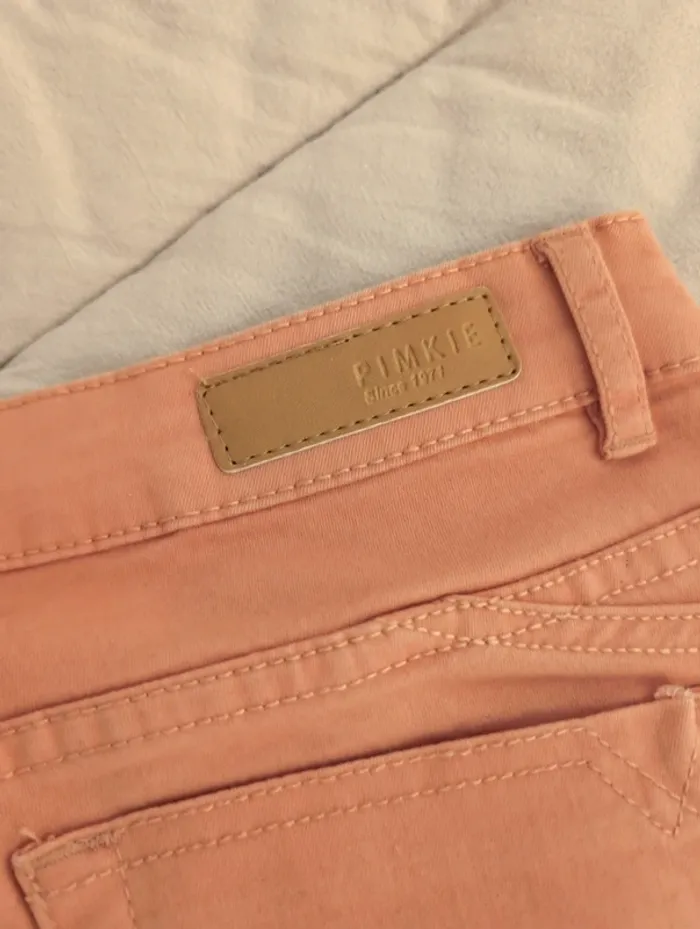 Pantalon push up abricot Pinkie femme taille 38 - photo numéro 8