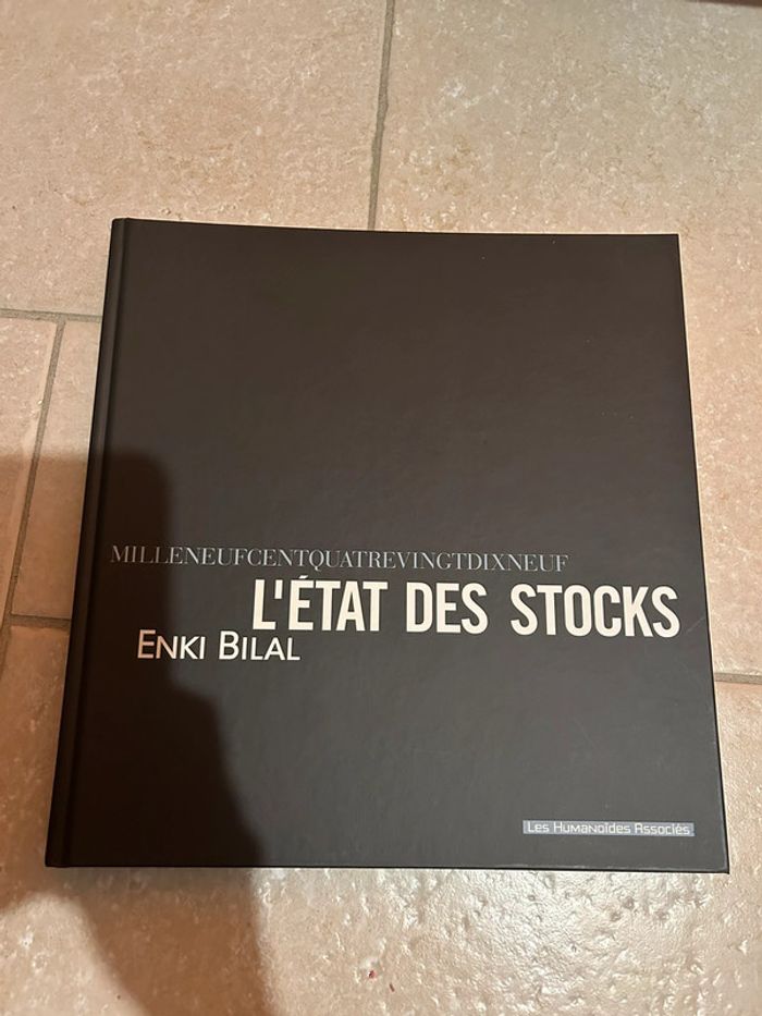 L’état des stocks Enki Bilal