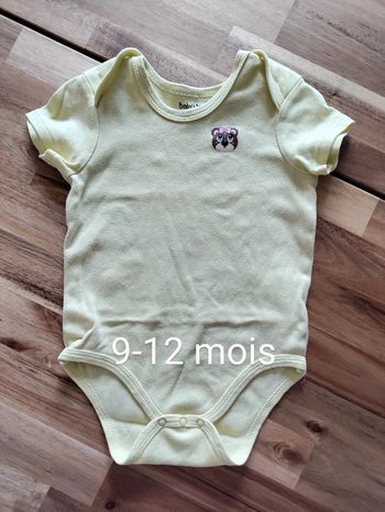 Bodie manches courtes 9-12 mois