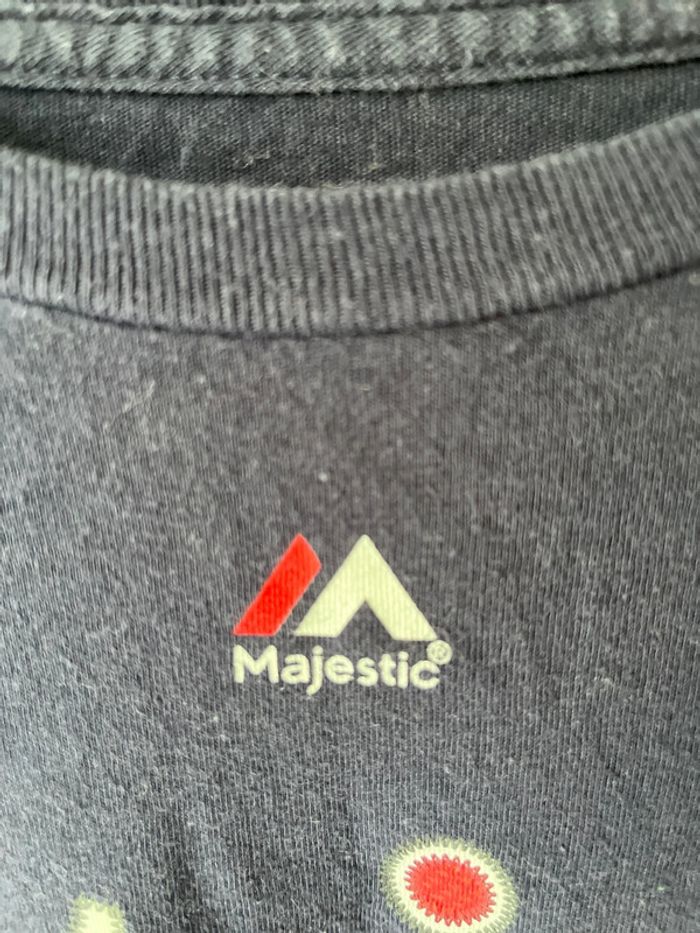 Tee shirt Majestic / Mauer 7 / 14 ans / Bleu marine / Bon état - photo numéro 4