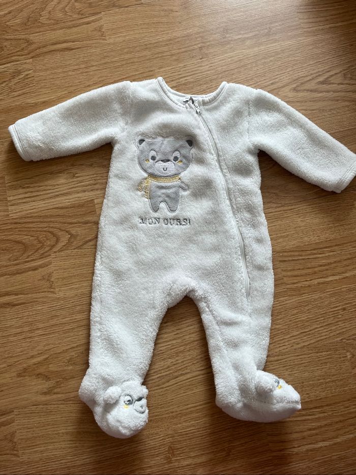 Ensemble combinaison chaude bébé 1 mois