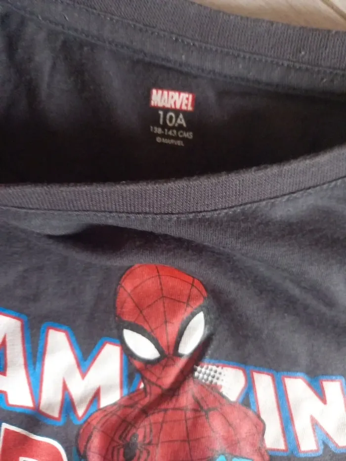 Tee shirt long spiderman - photo numéro 3