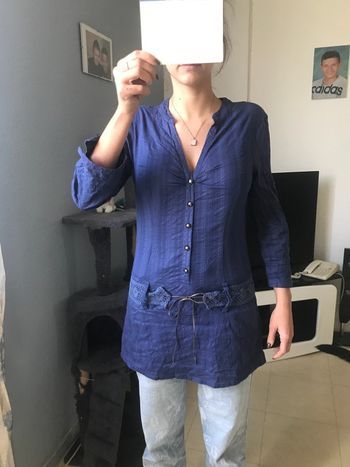 Blouse manche 3/4 femme