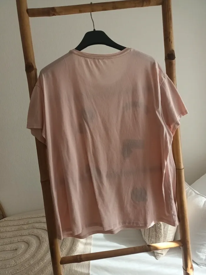 T-shirt rose Pimkie taille L - photo numéro 2