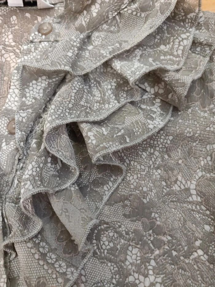 Débardeur new look vintage avec col frou frou - photo numéro 4