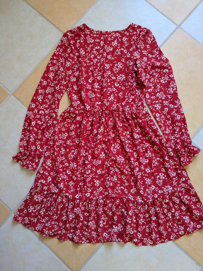 Robe manches longues rouge S 36 bodyflirt état neuf - photo numéro 3