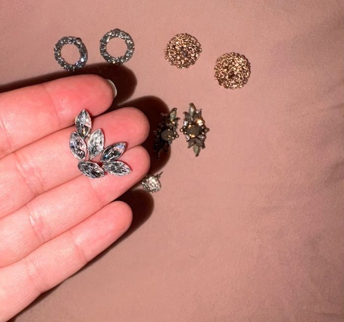 Lot de 6 paires de boucles d’oreilles bijou Brigitte - photo numéro 4