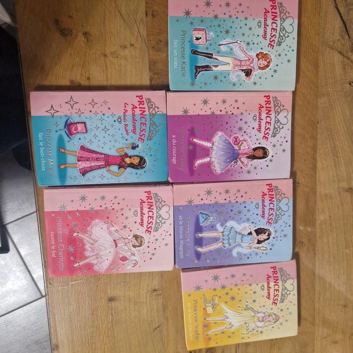 Lot de livre bibliothèque rose princesse académiy