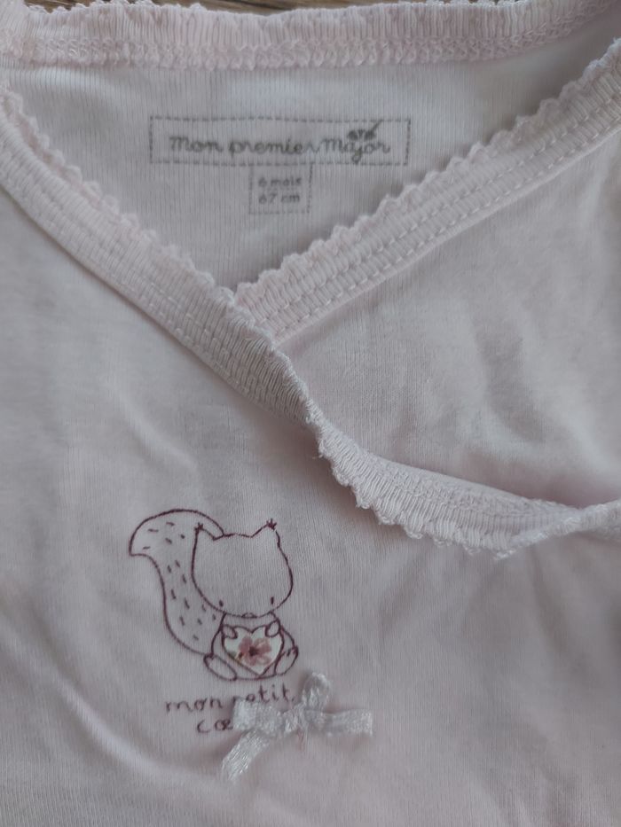 Lot 2 bodies ML 6 mois - photo numéro 3