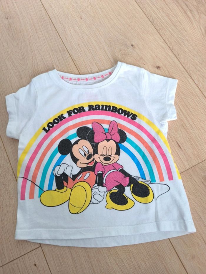 T-shirt Mickey et Minnie Disney at Primark - 12-18 mois 86cm