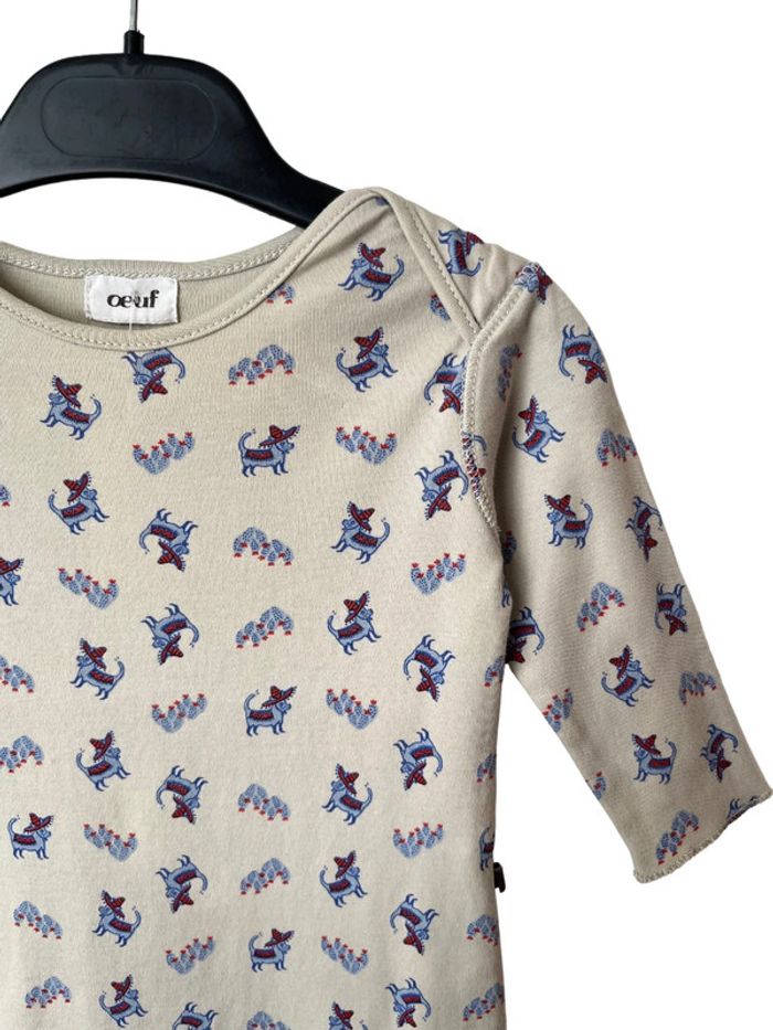 Pyjama sans pieds / Combinaison 100% coton bio - Oeuf NYC 6-9 mois - photo numéro 4