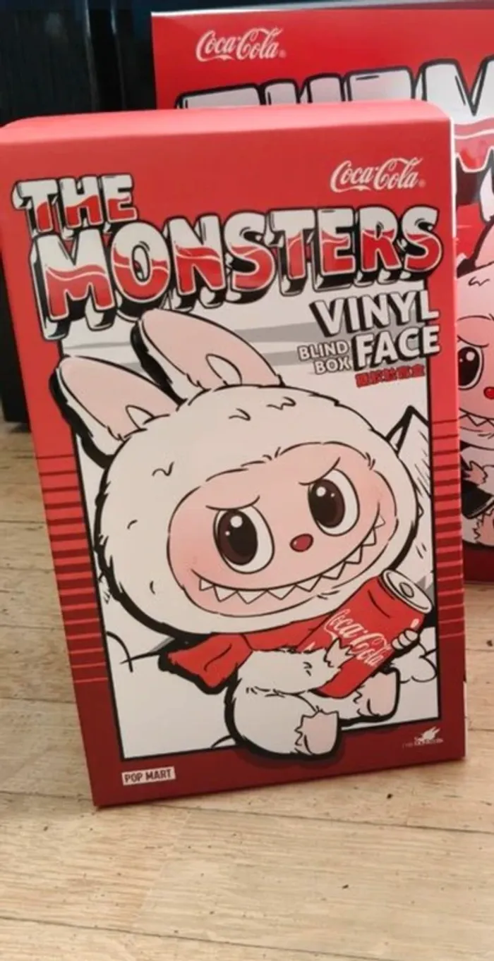 Labubu Coca-Cola Pop Mart | The Monsters Vinyl Face | Figurine Collector
